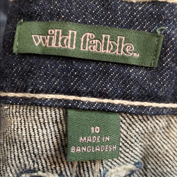 Wild Fable 2024 Easy Rigid High Rise Straight Leg Dark Denim Jeans Size 10 - Picture 5 of 5